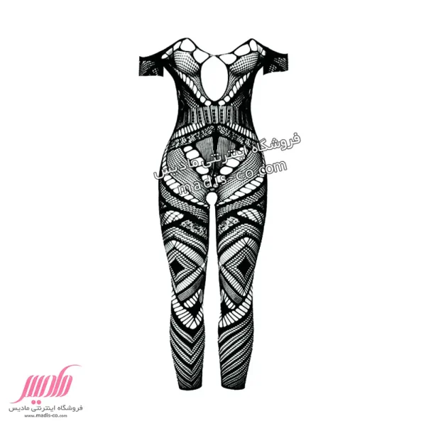 بادی استاکینگ زنانه دکلته نیم آستین