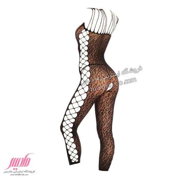 بادی استاکینگ زنانه بغل زنبوری پلنگی