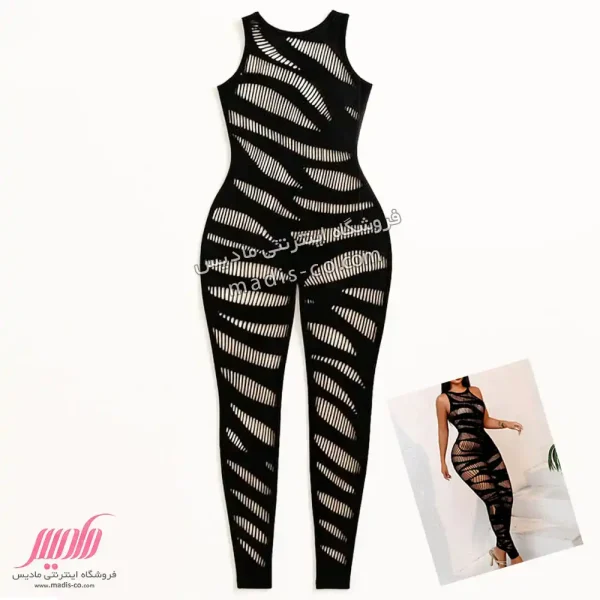 بادی زنانه یکسره راهدار طرح زبرا