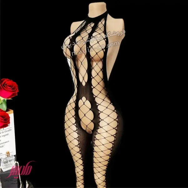 بادی استاکینگ زنانه زنبوری درشت بافت