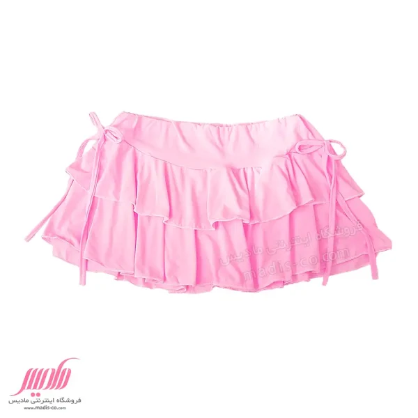 دامن فانتزی زنانه ریون چین دار