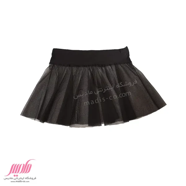 دامن فانتزی زنانه توری چین دار