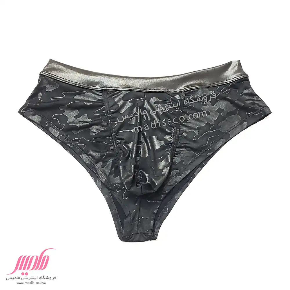 شورت مردانه اسلیپ چریکی کش چرمی