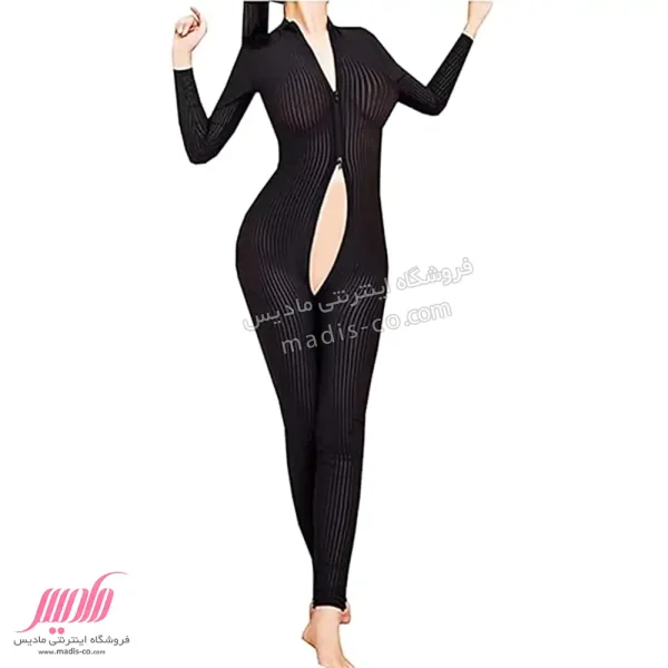 فول بادی زنانه اتوبانی فاق زیپ دار