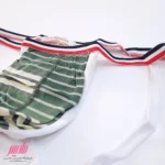 شورت مردانه پشت باز ژوبا Xuba راهدار رنگی