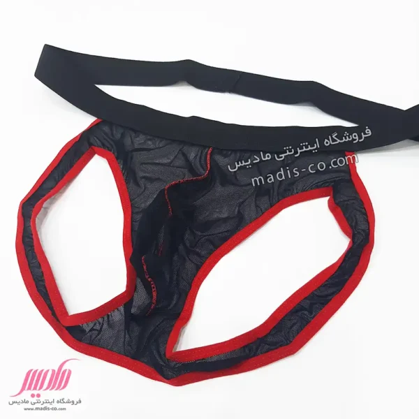 شورت مردانه بدون فاق توری طرح اسلیپ